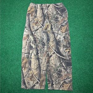 Vintage 90s Camo Realtree Sweatpants, Camouflage Hunting, Pockets (Large)